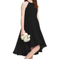 thumbnail image 2 of Sleeveless Halter Backless Kids Girls Party Bridesmaid Dress, 2 of 5