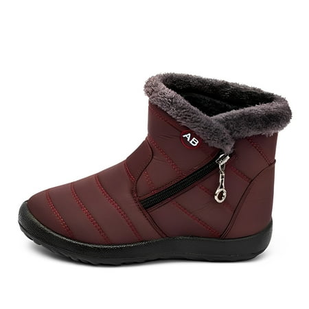 

Alphabet AB Adult Children winter hiking waterproof non-slip all-wool casual lightweight snow hiking boots