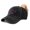 Black, variant on Ponytail Cap Women's Baseball Cap Embroidered Jet Ski Girl Sun Hat with Ponytail Hole High Pony Hat Cotton Mustard Design Only