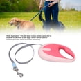 thumbnail image 3 of Retractable Dog Leash, Portable Pet Walking Leash With Anti Slip Handle, Durable ABS Automatic Telescopic Tractor Dog Tape For Small And Medium Sized Dogs, One Handed Brake, 3 of 8