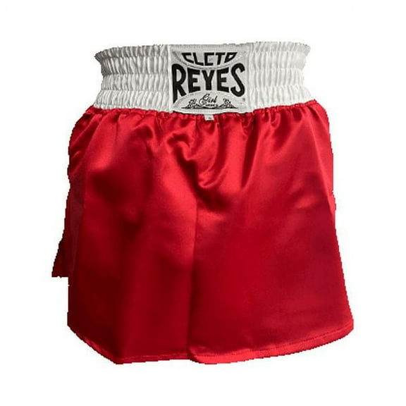 Cleto Reyes Boxing Skirt Trunks Shorts for Women (Red/White, Medium)