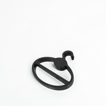 BESTOYARD 10Pcs Black Scarf Hanger Rack for Home Tie Belt Organizer with Strong Load Capacity