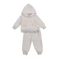 thumbnail image 2 of FAROOT Babies Clothes Set Rainbow Pattern Pullover and Elastic Waist Pants, 2 of 7