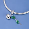 thumbnail image 5 of 925 Sterling Silver Panda & Bamboo Dangle Charm For Bracelets & Bangle Pendant Jewelry, 5 of 5