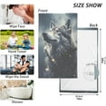 thumbnail image 6 of SKYSONIC 2 PCS Wolf Moon Bath Towels Set 16"x28", Cotton Face Towel Water Absorbent Lightweight Quickdry Hand Towels for Bathroom Ktichen Travel Gym, 6 of 7