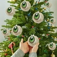 thumbnail image 6 of Christmas Ornaments 3 Pcs Weird Christmas Balls for Christmas Tree Decorations Christmas Eye Like Holiday Home Hanging Ornaments Clearance, 6 of 6
