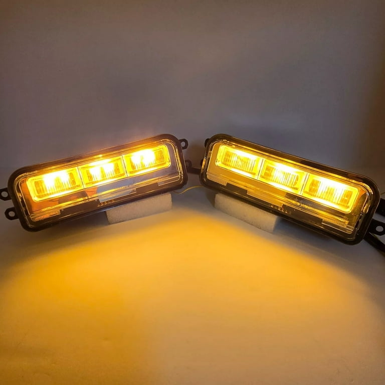 Front Bumper Fog Light Kit For 2024-2025 Tacoma & 2022-2024 Tundra – Clear Lens, 6000K White Light With Harness & Switches