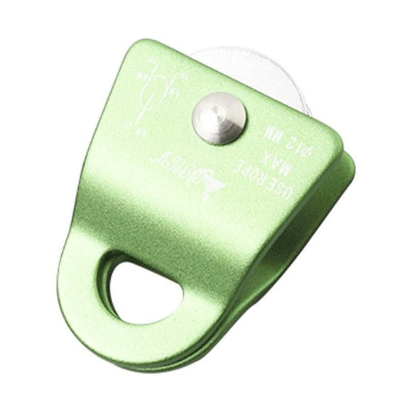 stanreset 1/2/3 Outdoor Climbing Pulley Rock Mountaineering Side Swing 20KN Downhill Single Sheave Pulleys Gear Tool Emergency Adventure Green 1 Pc