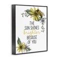 thumbnail image 3 of Stupell Industries Rustic Lodge Sun Shines Brighter Black Framed Giclee Art, 11 x 14, by Kim Allen, 3 of 8