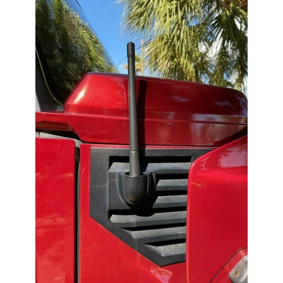 7" inch Short Black Antenna Mast Power Radio AM/FM for HUMMER H2 2003-2009 Brand New