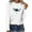 White, variant on Heisall Women's Long Sleeve Crewneck Printing T-Shirt Casual Comfortable Pullover Tops for Daily Wear