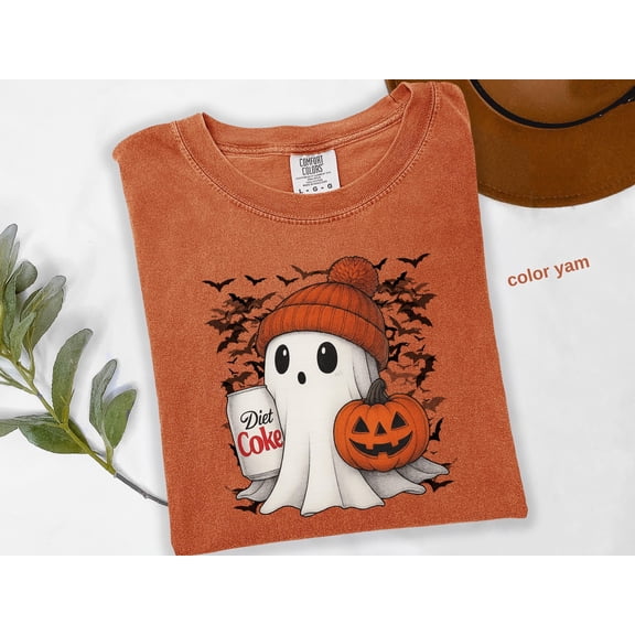 Halloween Diet Coke Ghost Shirt, Diet Coke Ghost Sweater, Funny Skeleton Diet Coke Sweatshirt, Diet Coke Lover Shirt, a201
