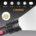 thumbnail image 3 of Linterna De Aleación De Aluminio Foco Telescópico Linterna Led Carga Usb Linterna De Trabajo Con Cinco Engranajes Rango De Tiro Lejano Para Caminatas Al Aire Libre Caminar Methold HA022389-00, 3 of 7