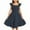 Navy, variant on Girls Dress Girls Princess Dress Girls Summer Dresses Smocked Sleeveless