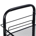 thumbnail image 5 of Trendix 5 Tier Stackable Metal Mesh Storage Basket Fruit Vegetable Storage Basket with 360 Degree Wheels for Kitchen, Pantry, Bathroom (Black), 5 of 8