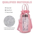 thumbnail image 3 of Water Bottle Bag 40 oz Crossbody Holder for Walking Hiking Carrier Purse with Adjustable Strap（oniy bag）, 3 of 5
