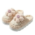 thumbnail image 2 of Shadoumai House Slippers for Women Fleece Lined Winter Slippers For And Soft Indoor Shoes With Memory Foam Comfort Sole Cozy Home Footwear, 2 of 3