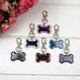 thumbnail image 3 of Zeus Mode Forme d'Os Téléphone Blanc Nom ID Animal Tag Gravé Chien Chat Collier Pendentif, 3 of 7
