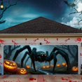 thumbnail image 1 of Telón de fondo Tingjoo Halloween con forma de araña gigante, 213 x 488 cm, 1 of 6