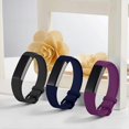 thumbnail image 2 of Bands Compatible with Fitbit Alta and Fitbit Alta HR, 3 Pack Soft Silicone Wristbands for Fitbit Alta HR Bands with Secure Metal Buckle for Men Women, 2 of 4