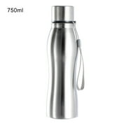 SANWOOD 750ml Portable Single Wall Stainless Steel Water Bottle Outdoor Sports Drink Cup