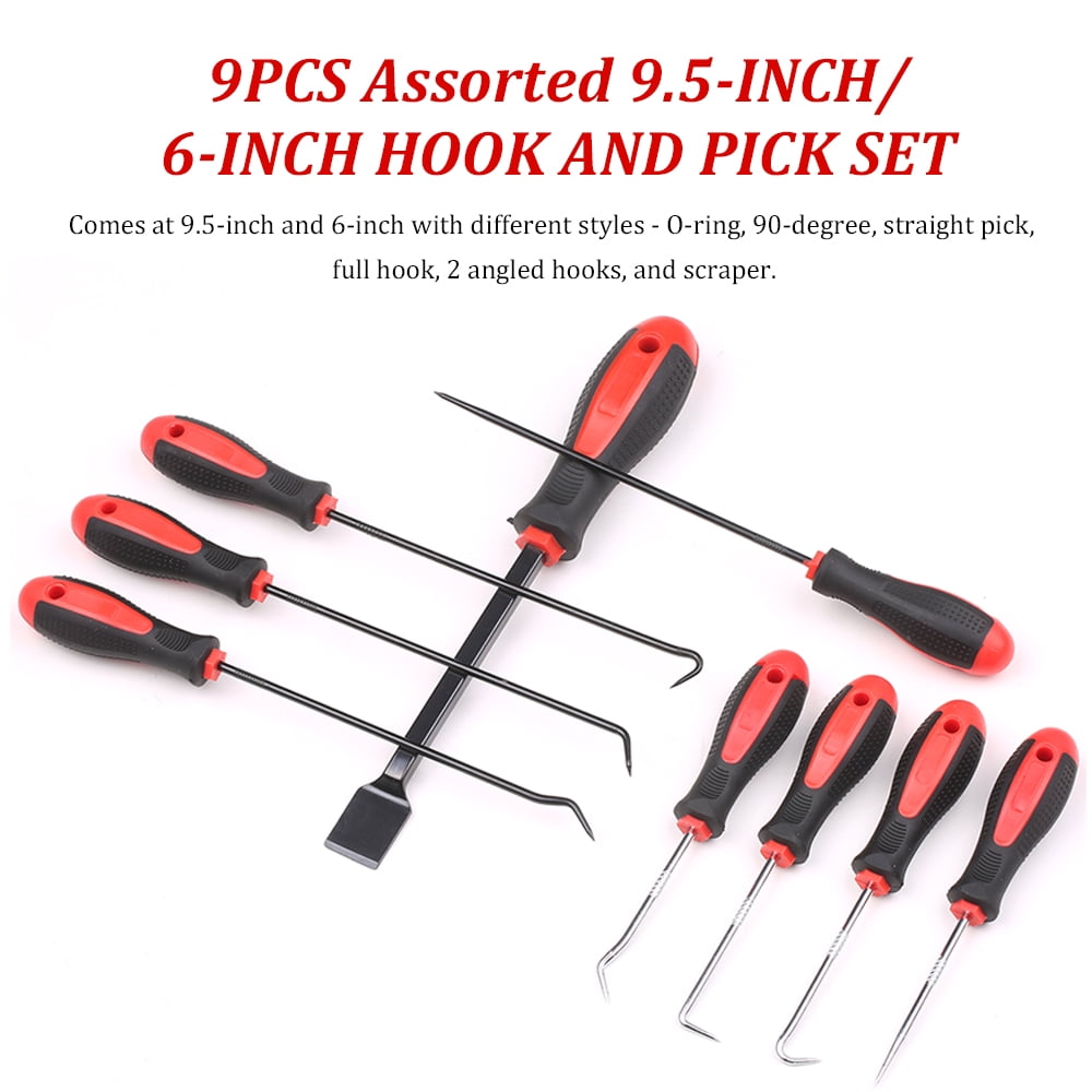 Aibecy 9pcs 9 5 Inch 6 Inch Hook And Pick Set O Ring Seal Gasket Picks Cotter Pin Extractor Cotter Key Puller Screen Window Hooks Trim Removal Tool For Car Automotive Electronics Craftsman Walmart Com Walmart Com Aibecy 9pcs 9 5 Inch 6 Inch Hook And Pick Set O Ring Seal Gasket Picks Cotter Pin Extractor Cotter Key Puller Screen Window Hooks Trim Removal Tool For Car Automotive Electronics Craftsman Walmart Com Walmart Com