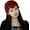 Winered, variant on Women Crochet Beanie Hat Solid Color Knitted Hat Handmade Floral Skull Cap Lightweight Cutout Foldable Hat