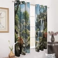 thumbnail image 2 of Waterfall Blackout Curtains for Bedroom Curtains Insulated Room Darkening Window Drapes for Living Room, 2 of 7
