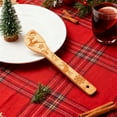 thumbnail image 6 of Taotanxi Christmas Wooden Spatula Laser Engraved Baking Wooden Spoon Holiday Cooking Tableware A, 6 of 6