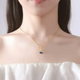 thumbnail image 3 of 14K Gold Jade Pendant Necklace, Sea and Moon Jade Necklace - Perfect Birthday and Mother's Day Gift for Mother, Wife and Girlfriend, 3 of 4