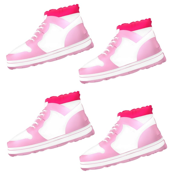 cymylar Basketball Sneaker Balloons, Girl Birthday Party Decoration Balloons (4PCS)