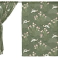 thumbnail image 3 of Coolnut 2 PCS Cactus and Skulls in Desert Sheer Gauze Door Curtains, 55"x84" Window Curtains Drapes for Living Room Kids Bedroom Window Treatment, 3 of 4
