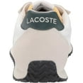 thumbnail image 3 of Lacoste Men's Court Pace Fashion Sneakers, Off White \ Dark Green,7 M US, 3 of 8