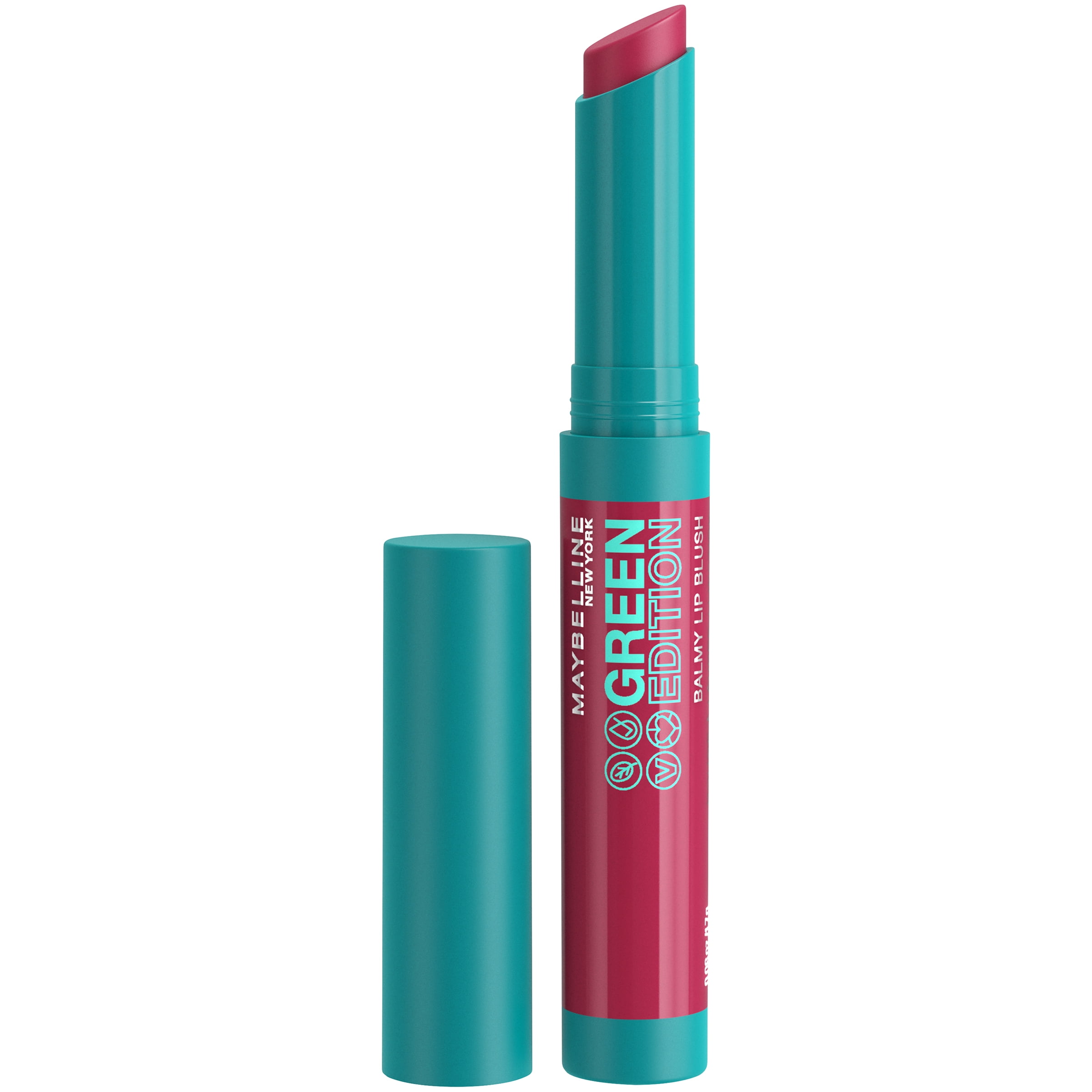 Maybelline Green Edition Balmy Lip Blush, Formulated With Mango Oil, Midnight, 0.06 oz