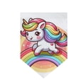 thumbnail image 6 of A Unicorn on Rainbow Garden Flag 18" x 12.5" Double Sided Yard Lawn Outdoor Decor Small Yard Flags, 6 of 6