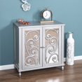 thumbnail image 6 of Sophia & William 2 Mirrored Accent Storage Cabinet, Silver, 6 of 6