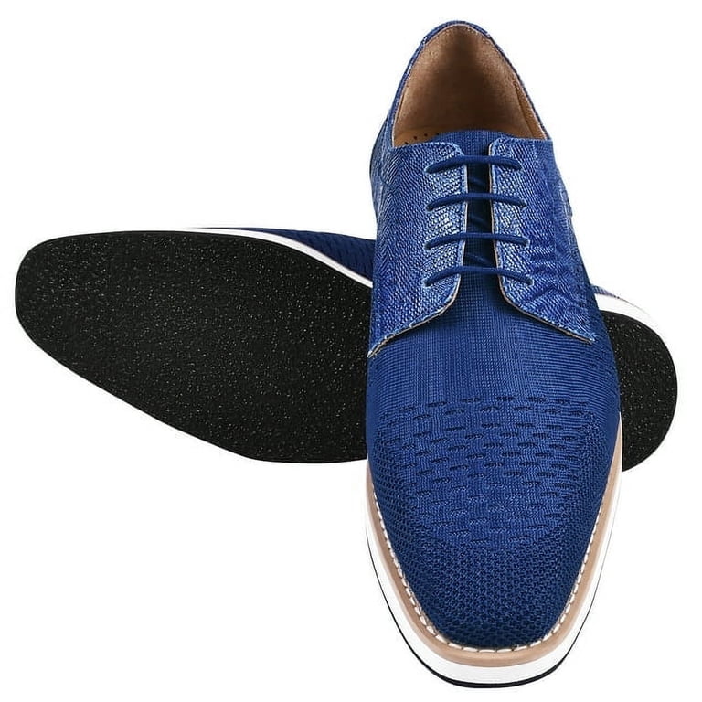 LIBERTYZENO Mens Casual Shoes Textile And Lizard Print  display picture 3