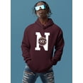 thumbnail image 2 of New York Rubber Seal Stamp Hoodie Men -Image by Shutterstock, Male Small, 2 of 4