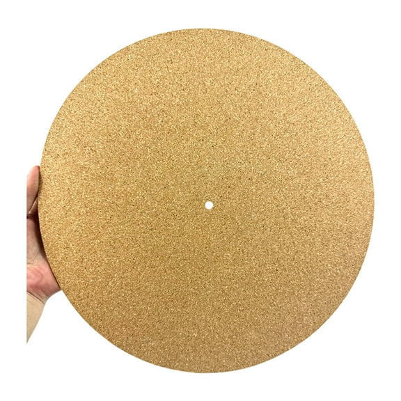 COOLHOOD 12inch Record Pad Soft Cork Mat Turntable Mat Pad Resistant 297mm Sound Controller Phonograph Accessories