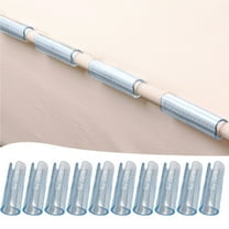 Transparent Blue Bed Sheet Clips Non Slip Fasteners (4 Pack), By Meiiso, Large Inventory!