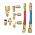 thumbnail image 2 of R12 Car AC Air Conditioner Refrigeration Converting Adapter Connector Hose Set Kit for R134A Refrigerant Air Conditioner System, 2 of 8