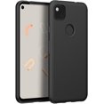 thumbnail image 1 of TopSave Matt Back TPU w/Glossy Bumper Case For Google Pixel 5(2020), Black, 1 of 1