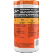 Armor All Car Interior Protectant Car Cleaning Wipes, 60 Count