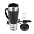 thumbnail image 2 of Hervidor Eléctrico Para Coche, 12 V/24 V, 450 Ml, Taza Calefactora De Acero Inoxidable, Taza Calefactora Portátil Para Coche, Taza De Café Eléctrica De Ebullición Rápida De, 2 of 7