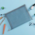thumbnail image 2 of Homerr File Holder File Holder Storage with Lanyard Zipper Closure Large Capacity Waterproof Transparent Document Organizer Office Supplies Lightweight File Organizer, 2 of 7