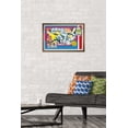 thumbnail image 2 of Marvel Trading Cards - Iceman Wall Poster, 14.725" x 22.375" Framed, 2 of 6