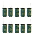 thumbnail image 2 of Kit Surtido De Condensadores Electrolíticos Radiales De Color Verde, 16-450 V, 100 Uf-10000 Uf, Piezas De Circuito Para Bricolaje, Componentes Electrónicos., 2 of 7