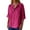 Hot Pink, variant on WENWU Women's V Neck Button Down Shirt Casual Blouse for Daily Wear and Comfortable Tops with Classic Design for Spring Summer Fall plus Size Plaid Shirt Womens Scrub T Shirts for Women