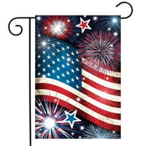 Briarwood Lane Stars and Stripes Patriotic Garden Flag