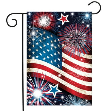Briarwood Lane Stars and Stripes Patriotic Garden Flag